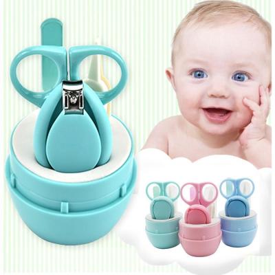 China Safety Safest 4pcs Baby Nail Care Manicure Pedicure Set For Newborns Or Babies for sale