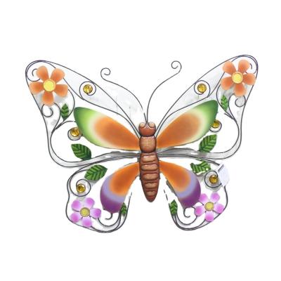 China Europe Metal Butterfly With Acrylic Wall Art Decoration for sale