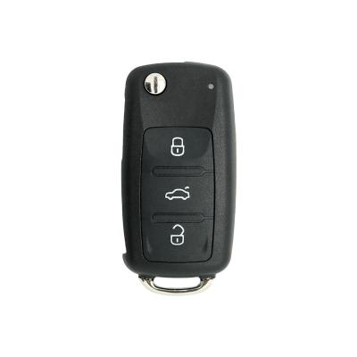 China Replace Car Key FOR NewVW 3 Button Flip Key Shell Remote for sale