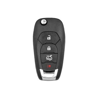 China Replace Remote Car Key 3+1B New Replacement ForChevrolet Flip Key Shell for sale