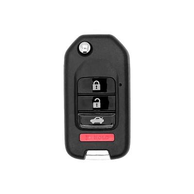 China Replace Car Key Modified ForHonda 3+1 Buttons Remote Flip Key Shell for sale