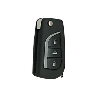 China Replace New ForToyo.a Car Remote Flip Key Shell #93 Blade 3 Buttons Car Key for sale