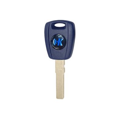 China Replace Car Key Fiat Transponder Key Blue With Logo for sale