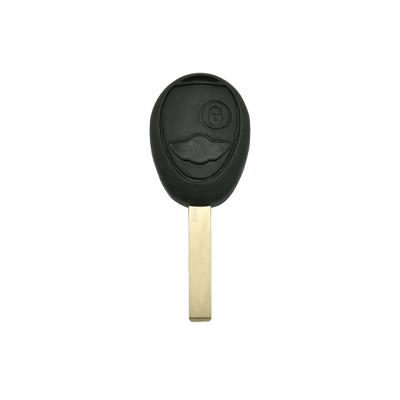 China Replace Car Key Remote Control Car Key Shell Case 2 Buttons Uncut Main Blade (HU101) For Mini Cooper for sale