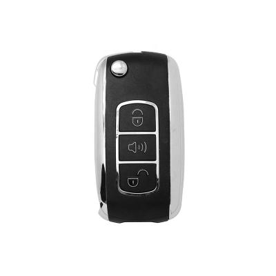 China Replace Car Key Style OEM New Speaker 3 Button Water Proof Flip Key Shell Case for sale