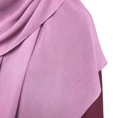 China Custom Logo Shawls Chiffon Veil Fabric Muslim Women Hair Scarf Summer High Quality Square Scarf Chiffon Hijab Bawal for sale