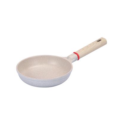 China Nonstick Kitchen frying pan cooking utensils non stick marble coating egg pan frying pan cookware Te koop