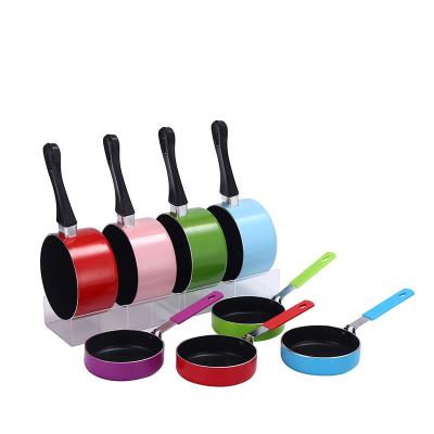 China Sustainable Lidless induction bottom color non stick sandwich machine and toaster frying pan zu verkaufen