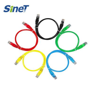 China Customized Bag 1m 2m 3m 5m UTP Cat5e Jumper Cable Ethernet Patch Cable With RJ45 Connector for sale