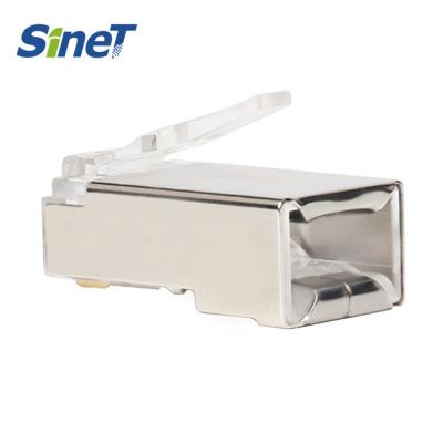 Κίνα Wholesalers Cat5e Cat6 Cat6a Shielded FTP RJ45 Connector 8P8C for Ethernet Network Cables προς πώληση