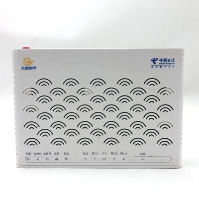 China ONU used Joint F660 GPON Ontario 4FE+1Pots+1USB+WIFI ONU with English for sale