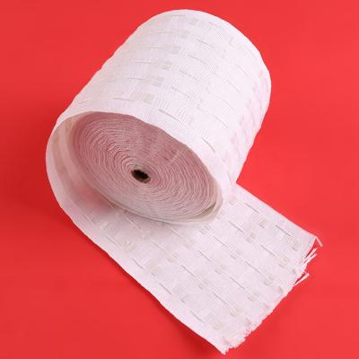 China Wholesale single ply polyester material white sash shrink euro curtain-strip 100% in china for sale