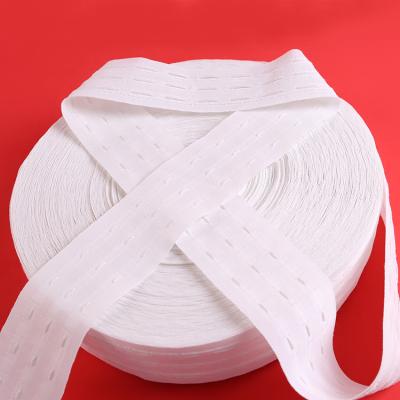 China Household Simple Decorative White Opaque Sash Curtain Strips And Accessories Roman Polyester for sale