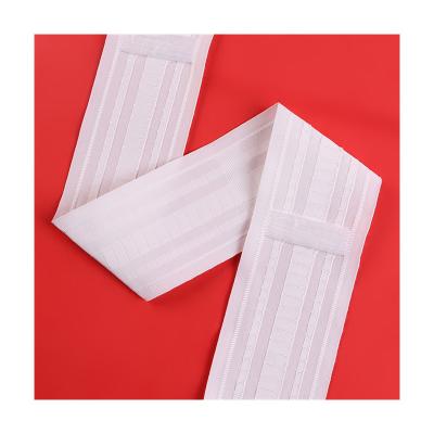 China 2022 new style 8.4cm simple white shrink sash polyester curtain accessories for home decoration for sale