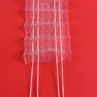 China Customized 100% Polyester Customized And Good Quality Nylon Accessories Single Sheer Curtain Strip for sale