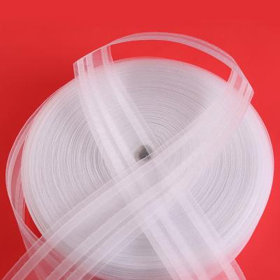 China Accessories Single Polyester Drapery 100% Nylon Sheer Pinch Pleat Curtain Lining Tape for sale