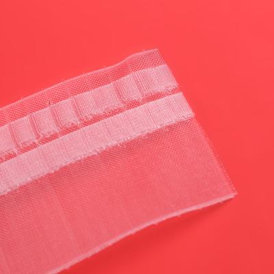 China Wholesale Single 100% Polyester Waterfall Pleat Nylon Sheer Curtain Hook Tape For Home for sale