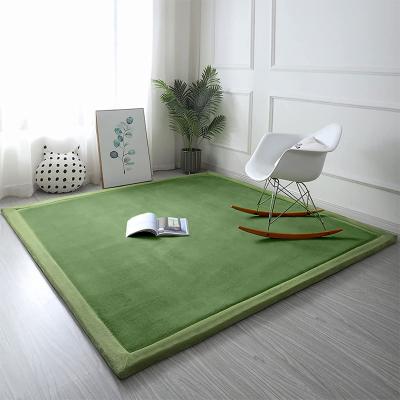 China Wholesale Luxury Super Soft Foam Japanese Tatami Mat Living Room 2cm Washable Factory Memory Carpets And Blankets for sale