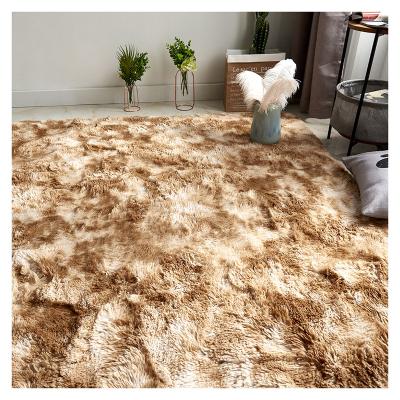 China Factory Wholesale Super Soft Fluffy Carpet Washable For Living Room Blanket Floor Carpet Bedroom Shaggy Carpet for sale