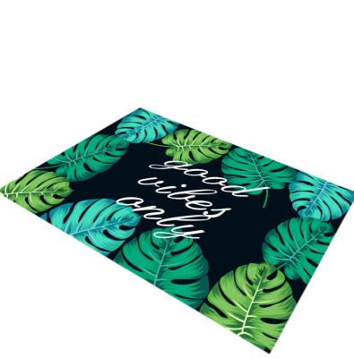 China Custom Printed Door Mat Flooring Washable Entrance Mat Logo Mat for sale