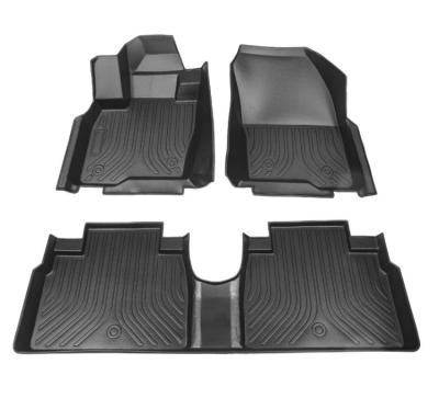 China Waterproof/Dustproof/Non-slip/Easy to Clean All Weather Waterproof Anti-skid Foot Odorless Rubber Mat Car Floor Mats 3d Strip Car Floor Mats for sale