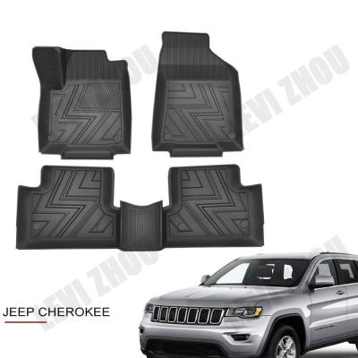 China Waterproof/Dustproof/Non-Slip/Easy to Clean Custom Fit Floor Mats for Jeep Cherokee 2016-2022 (Not for Grand Cherokee) All Weather Floor Mats for sale