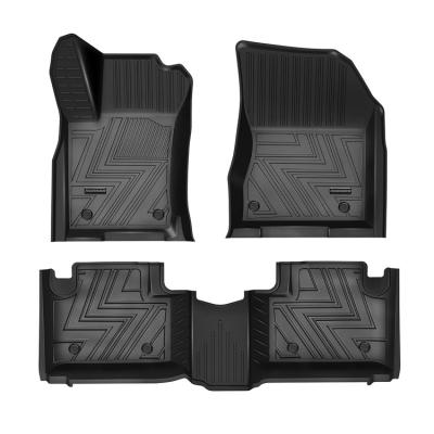 China Waterproof/Dustproof/Non-Slip/Easy Clean Car Floor Mats Custom Fit For 2016-2021 Jeep Grand Cherokee All Weather Strip Protection for sale