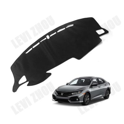 China Business / Luxury Dashboard Dash Cover Mat Compatible With 2012 - 2021 Honda Civic Sunshield Black Protector Interor Non-Slip Mat for sale