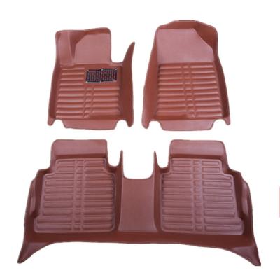 China Waterproof/Dustproof/Non-slip/Easy to Clean Customized Diamond 5D Car Floor Mats Waterproof PVC Car Anti-Slip Leather Car Mats For Toyota Camry for sale