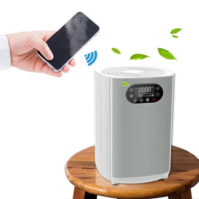 China Mini portable smart air purifier household UV small home sterilization regenerative hepa personal air filter for sale