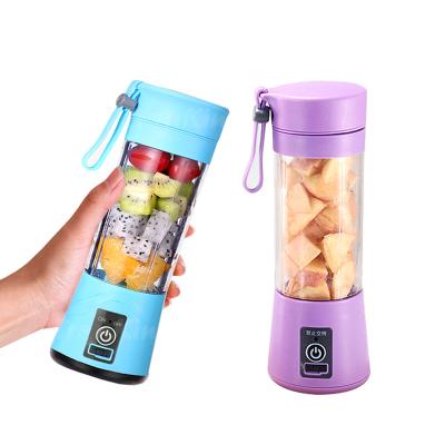 China 2021 New Mini Electric Fruits Vegetable Juice Car Auto Blender and Blender USB Rechargeable Juicer for sale