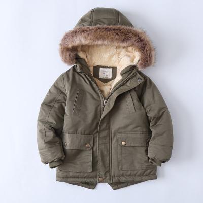 China JK058 Anti-wrinkle autumn baby girls jackets coated warm comfortable kid boy's winter jacket hooded thick jackets for wholesale for sale