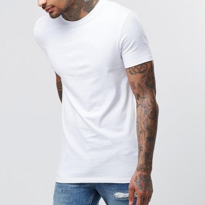 China TS002 Best Slim Fit Plain Designer Slim T-shirts Compressed White T-Shirts Best Selling Custom for sale