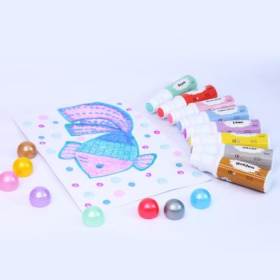 China Educational Toys New Brilliantly Shimmer Metallic Colors Bingo Daubers Dot Markers Kids Learning Painting Set For Educational Drawing Toys for sale