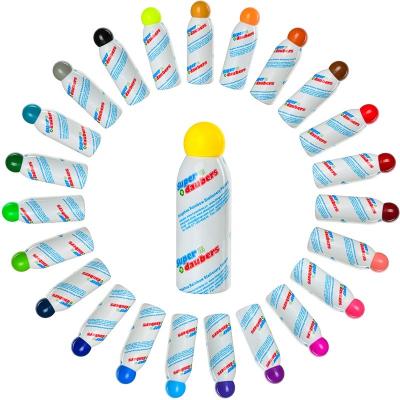 China Empty Art Dabber Bingo Dauber Plastic Bottle Large Capacity Ink Container Kids Dot Markers for sale