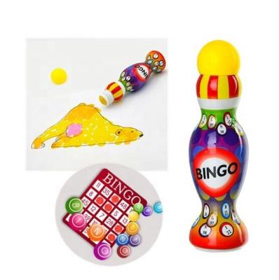 China Washable Colorful Washable Dot Markers Big Capacity Bingo Ink Dabbers No Leaking Ink Container Graffiti Tools for sale