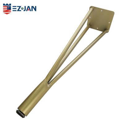 中国 Modern Modern Cafe Furniture Hardware Solid Brass Legs Gold Solid Brass Bracket For Coffee Table 販売のため