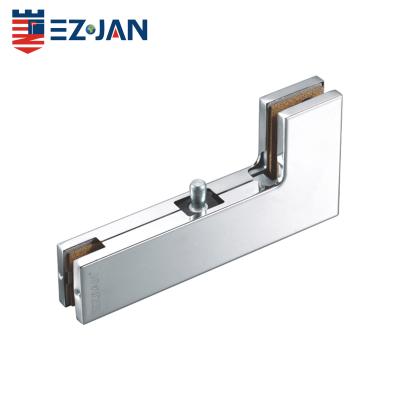 中国 Mid East Style Tempered Glass Door SS304 Patch Fitting Large L Patch Fixture 販売のため