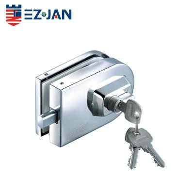 China Modern Stainless Steel Plate Door Patch Fixture Lock Frameless Glass Correction for sale