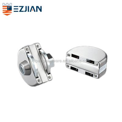 China Modern Security Glass Door Lock Stainless Steel Glass Door Lock for sale