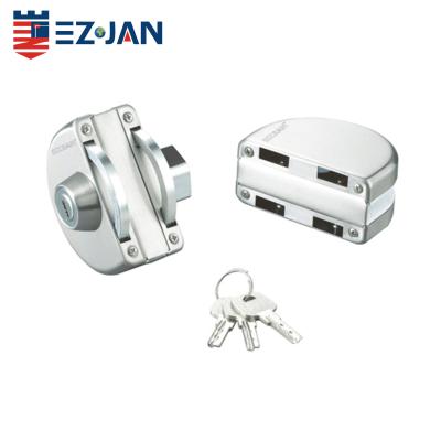 China Modern Stainless Steel Glass Door Security Lock Fit For 8-12mm Glass-to-Glass Door Lock Te koop