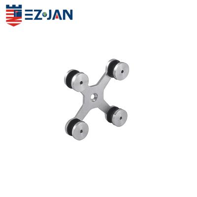 China EZJIAN 4-Claw Modern Glass Spider Claw Glass Connector for sale