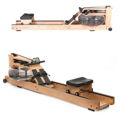 China Commercial Factory Sale Fitness Equipment Commercial Sale Wooden Water Rower Rowing Machine for sale