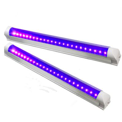 China Desktop 365nm 395nm ultraviolet led blacklight T8 T5 600mm UV lamp light 9w 10w 18w 300mm for sale