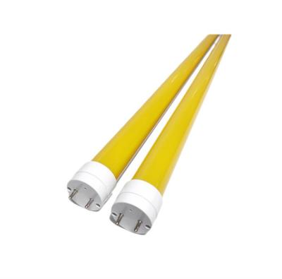 China Yellow LANDSCAPE Ac85-265V Al+ PC Cover 50000 Hours Led Tube Light 4FT 18W CRI>85 Dimmable G13 Led Tube Light for sale