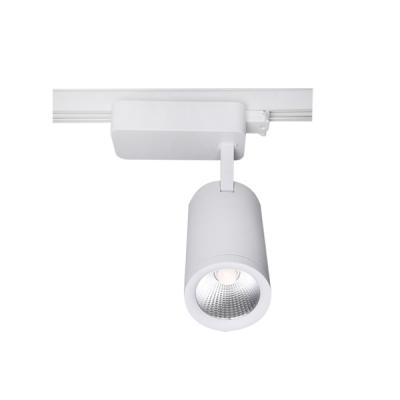 China 20w 30w 40w Modern Linear Dimmable Store Office Track Light Adjustable Cob Beam Ceiling Led Track Light for sale