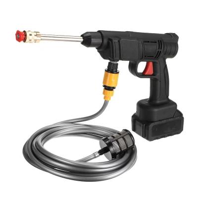 China ABS Portable wireless high pressure rechargeable car washer cleaning gun machine for sale