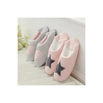 China Factory direct professional lightweight cotton fabric anti slippery soft five pointed star slippers for sale