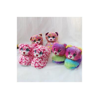 China Other New Design Multi Functional Bear Kid Professional Wear Resistant Colorful Small Soft Slippers for sale