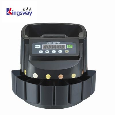 China Modern Automatic Electric Coin Counter KSW Coin Sorter KSW550-2B for Most Coins for sale